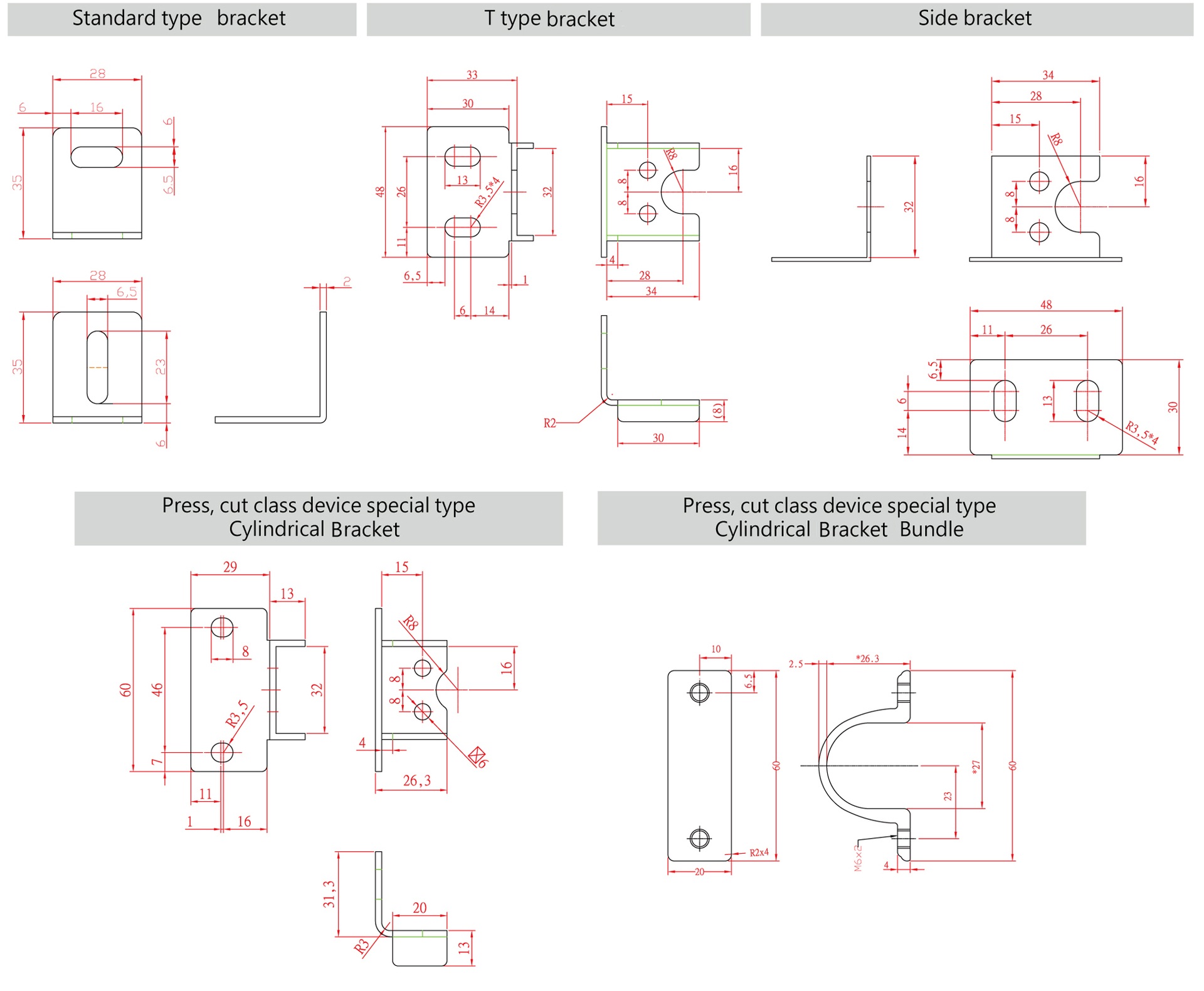 Bracket Drawing